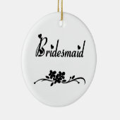 Klassische Brautjungfer Keramikornament (Rechts)