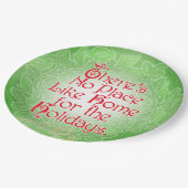 KLASSISCHE BREITE VON OZ-CHRISTMAS-PAPIERTELLERN PAPPTELLER (Schrägansicht)