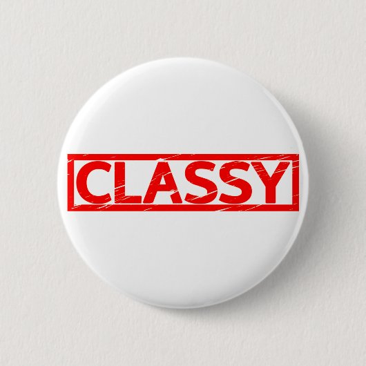 Klassische Briefmarke Button (Vorderseite)