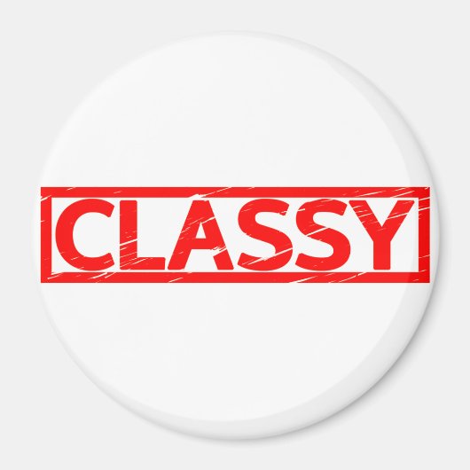 Klassische Briefmarke Magnet (Vorne)