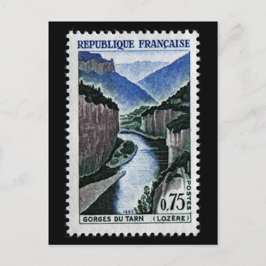 Klassische Briefmarke Postkarte (Vorderseite)