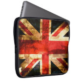 Klassische britische Flagge Laptopschutzhülle (Vorne Rechts)