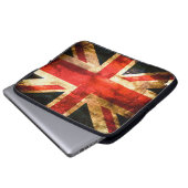 Klassische britische Flagge Laptopschutzhülle (Vorne Knopf)