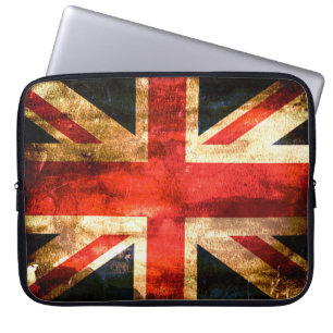 Klassische britische Flagge Laptopschutzhülle