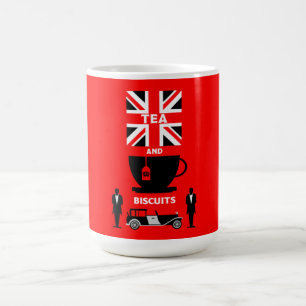 Klassische britische Teetrinker Kaffeetasse
