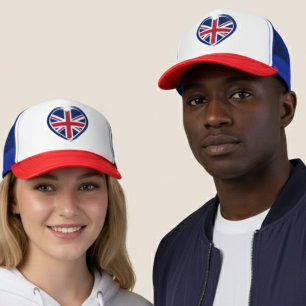 Klassische britische Union Jack-Flagge Truckerkappe