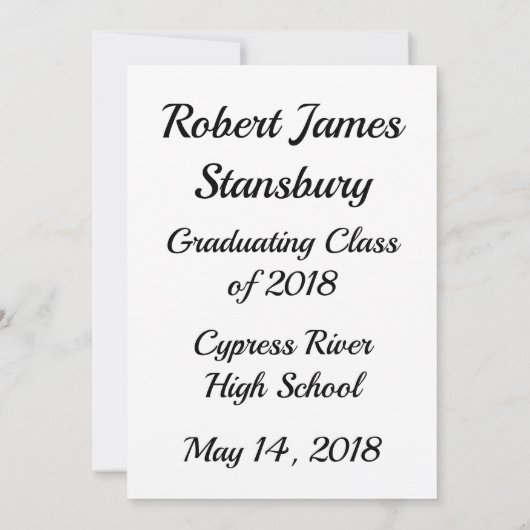 Klassische Brunnenwünsche und Beratung für das Abi Einladung (Rückseite)