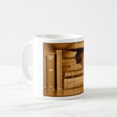Klassische Bücher für die Graduate-Tasse Kaffeetasse (Vorderseite Links)