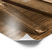 Klassische Bücher mit Mortar-Board Fotodruck (Ecke)