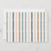 Klassische bunte Multi-Foto neue Jahre Karte (Rückseite)