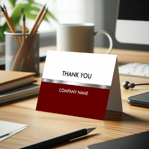 Klassische Business-Dankeschön Karten