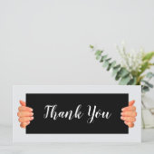 Klassische Business Trendy zwei Seiten Vielen Dank (Stehend Vorderseite)