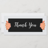 Klassische Business Trendy zwei Seiten Vielen Dank (Vorderseite)