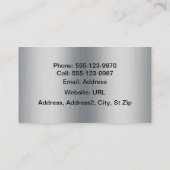 Klassische Cadillac-Auto-Visitenkarten Visitenkarte (Rückseite)