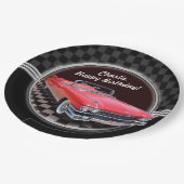 Klassische Cadillac-Party-Platte Pappteller (Schrägansicht)