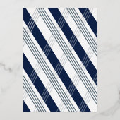 Klassische Cape Cod Map Wedding Save the Date Folieneinladung (Rückseite)