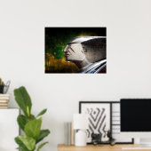 Klassische Car Hood Ornament Poster (Heimbüro)