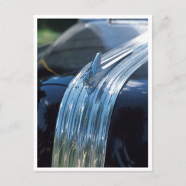 Klassische Car Hood Ornament Postkarte