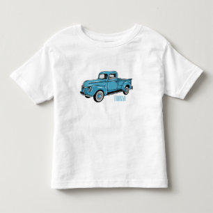 Klassische Cartoon-Illustration eines Pick-up-Truc Kleinkind T-shirt