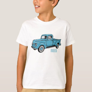Klassische Cartoon-Illustration eines Pick-up-Truc T-Shirt