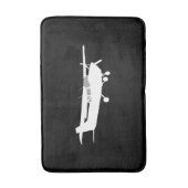 Klassische Cessna-Silhouette Badematte (Vorderseite Vertikal)