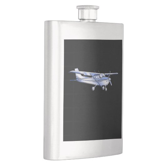 Klassische Cessna-Silhouette Flachmann (Rechts)