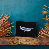 Klassische Cessna-Silhouette Fotoplatte (Seite)