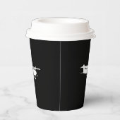 Klassische Cessna-Silhouette Pappbecher (Rechts)