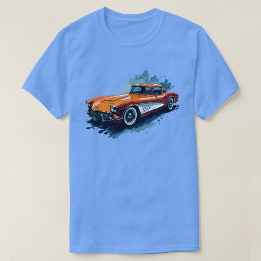 Klassische Chevrolet Corvette 1953 T-Shirt (Design vorne)