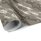 Klassische Chevy Geschenkverpackung Geschenkpapier (Rolleneckpunkt)