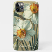 Klassische Chic Daffodils Kunstvoll Zeichnend Case-Mate iPhone Hülle (Rückseite)