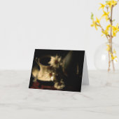 Klassische China Kaffeemaschine Notecard mit Milch Karte (Gelbe Blume)