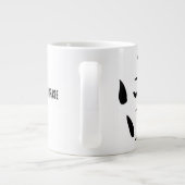 Klassische Chinesische Kalligrafie-Donner-#001- Jumbo-Tasse (Rückseite)