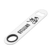 Klassische Chinesische Kalligrafie-Fly-# 001- Speed Flaschenöffner (Vorderseite Schrägansicht)