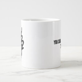 Klassische Chinesische Kalligrafie-Kalm-#001- Jumbo-Tasse