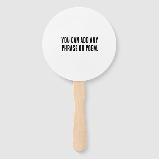 Klassische Chinesische Kalligrafie-Regen-#001- Fächer (Rückseite)