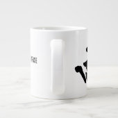 Klassische Chinesische Kalligrafie-Regen-#001- Jumbo-Tasse (Rückseite)