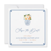 Klassische Chinoiserie Blume im Herbst Hochzeit