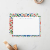 Klassische Chinoiserie Collection Mitteilungskarte (Vorderseite/Rückseite Beispiel)