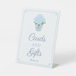 Klassische Chinoiserie Kinderduschkarten und Gesch Sockelschild