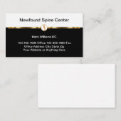 Klassische Chiropraktiker Theme Business Cards Visitenkarte (Vorne/Hinten)