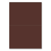 Klassische Choco-Braun-Elfenbein-Kalligrafie-Platz Tischnummer (Rückseite)