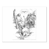 Klassische Christliche Szene Gummistempel (Prägung)