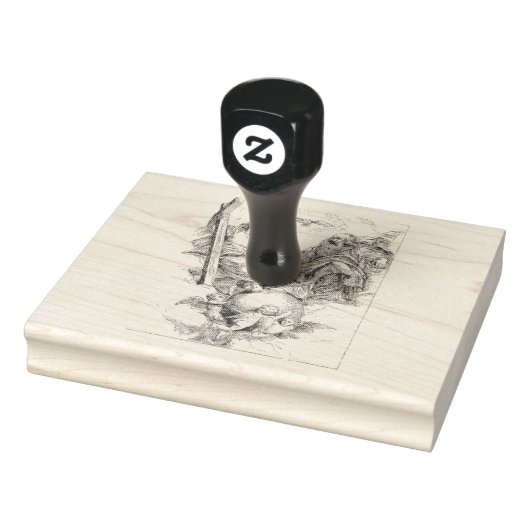 Klassische Christliche Szene Gummistempel (Stempel)