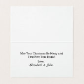 Klassische Christliche Weihnachtsfreude (Innenseite Aufgefaltet)