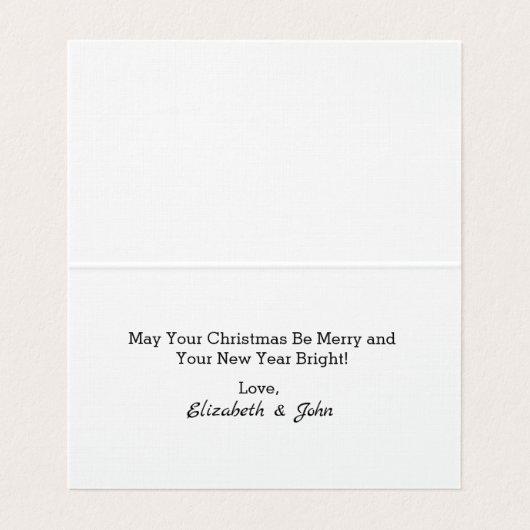 Klassische Christliche Weihnachtsfreude (Innenseite Aufgefaltet)