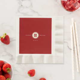 Klassische Circle Double Happiness Chinese Wedding Serviette
