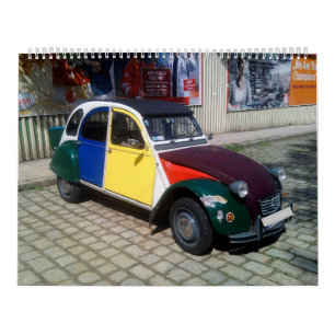 Klassische Citroen 2CV Autos 2023 Kalender