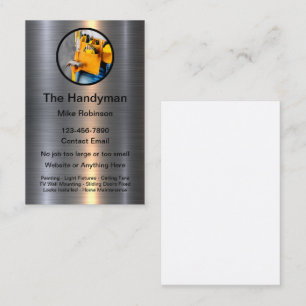 Klassische Coole Handyman-Visitenkarten Visitenkarte
