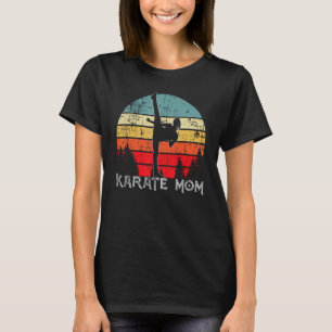 Klassische coole Karate-Mama japanische Kampfkunst T-Shirt